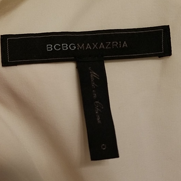 BCBG MAXAZRIA cream dress - Picture 3 of 4